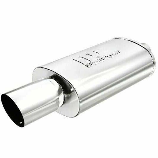 Universal Performance Muffler W/Tip Mag SS 14X5X8 2.25/4. 14827 Magnaflow