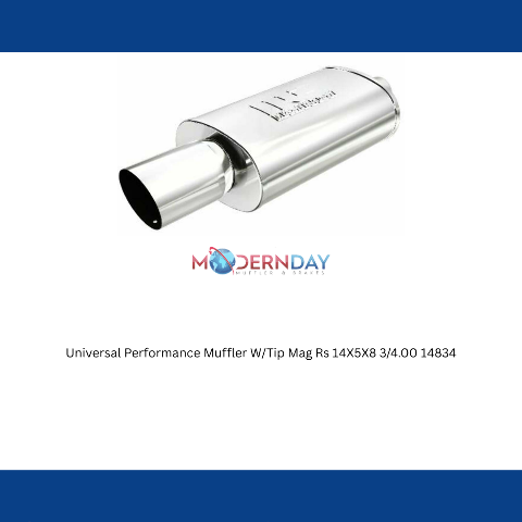 MagnaFlow performance muffler 4 inch inlet/outlet stainless steel 14834