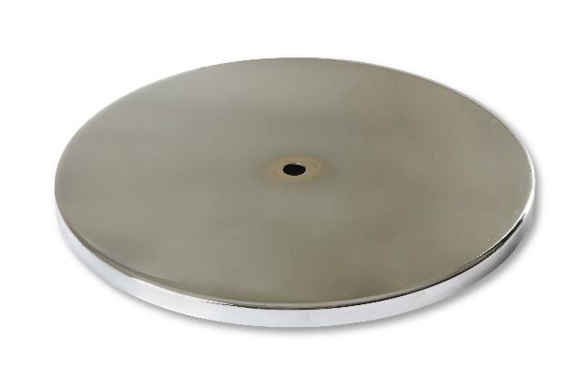 Mr. Gasket air cleaner 6 1/2 inch diameter, 2 7/16 inch tall chrome carburetor 6-1/2 inch diameter steel 1485