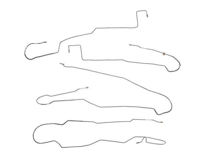 Replacement Line for 15-17 Ford F-150 Ext Cab/ , Intermediate Line Set; S/S long bed stainless steel