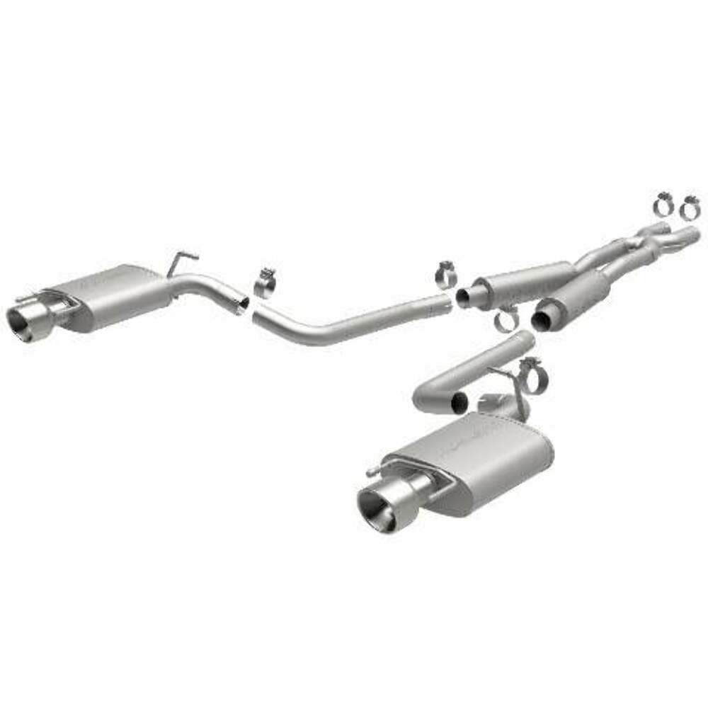 MagnaFlow cat-back exhaust system for 2010-2014 Cadillac stainless steel polished 15136