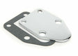 Mr. Gasket fuel pump block off plate SBC small block Chevy V8 chrome 1515