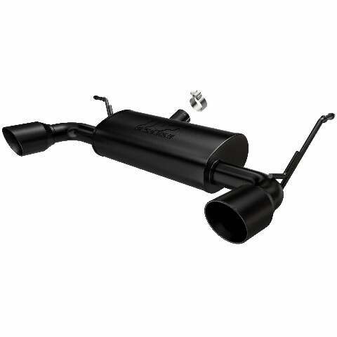 MagnaFlow axle-back exhaust system for 2007-2018 Jeep Wrangler stainless steel black 15160