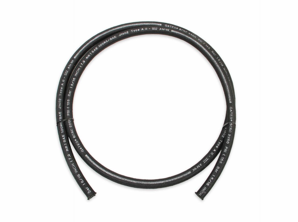 Earls Power Steering Hose - Black - Size -6 - 20 Ft - 152006ERL