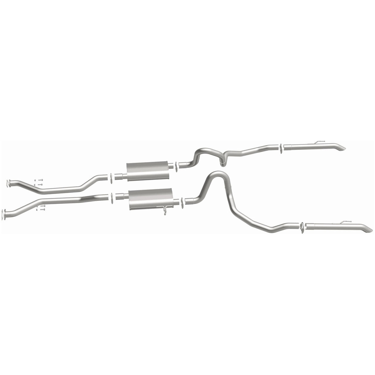 2003-2011 Ford Crown Victoria Direct-Fit Replacement Exhaust System 106-0618 aluminized steel