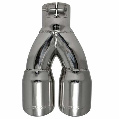Flowmaster 15307 Exhaust Tip - 3.00 in. Dual Angle Cut Polished SS Fits 2.50 in.
