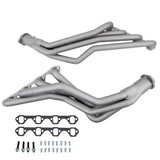 Fits 1979-1993 Mustang 5.0 1-5/8 Long Tube Headers Automatic-Titanium-1531 for 1979-1993 Ford Mustang chrome