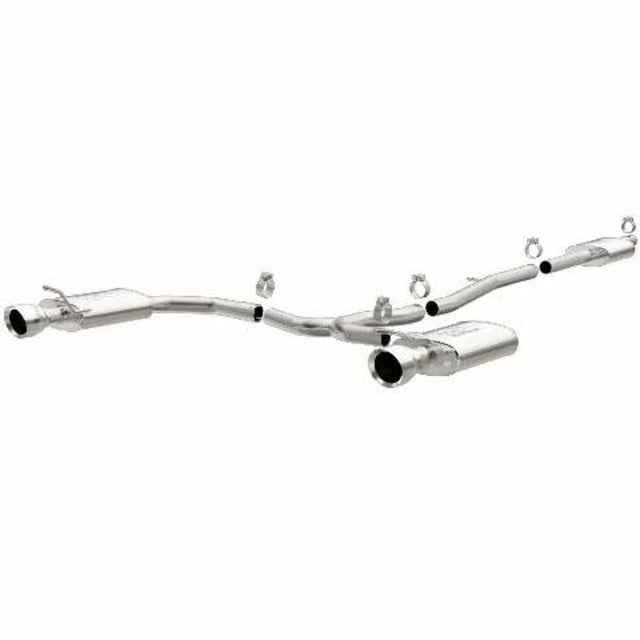 MagnaFlow cat-back exhaust system for 2013-2019 Ford stainless steel polished 15338
