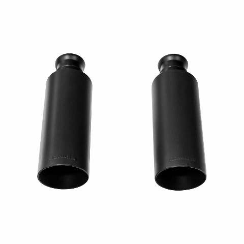 Fits Dodge RAM 2009-2022 Truck Exhaust Tip Clamp On Black Flowmaster 15356