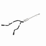 MagnaFlow cat-back exhaust system for 2014-2018 Chevy Silverado 1500 stainless steel black 15360