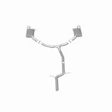 MagnaFlow cat-back exhaust system for 2013-2016 Audi stainless steel polished 15369