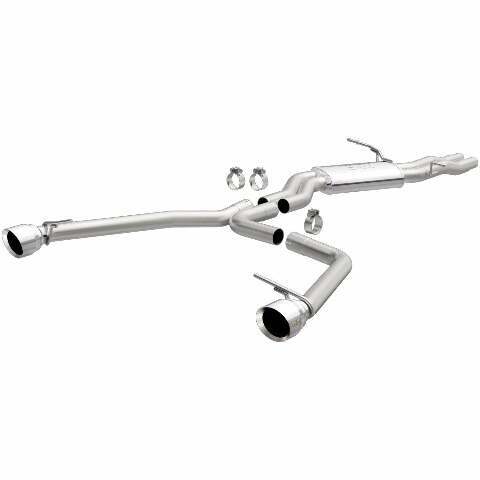 MagnaFlow cat-back exhaust system for 2014-2017 Audi stainless steel polished 15378
