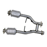 Fits 1996-2004 Mustang GT/Cobra/Mach 1 2.5 Short Mid H Pipe W/Converters 1538