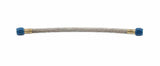 NOS stainless steel braided hose -6AN 1-foot blue 1 foot PTFE lined 15400NOS