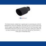 Exhaust system for Ram Exhaust stainless steel