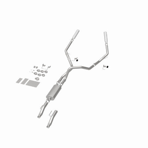 MagnaFlow cat-back exhaust system for 2011-2014 Ford F-150 stainless steel polished 15460