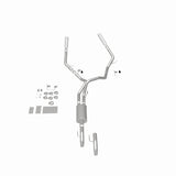 MagnaFlow cat-back exhaust system for 2011-2014 Ford F-150 stainless steel polished 15460