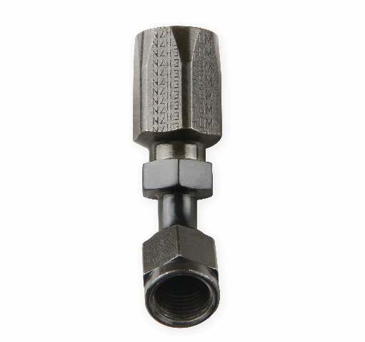 Power Steering Hose End-Black Chromate - 154606ERL AN fitting