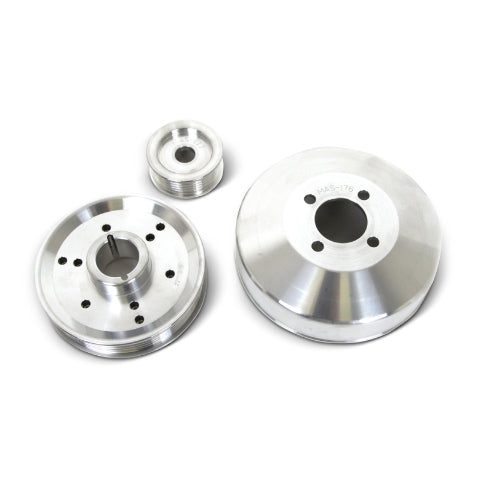 Fits 1996-01 Mustang GT/Cobra 3 Pc Performance Under Drive Pulley (Billet)-1555 for 1996-1901 Mustang