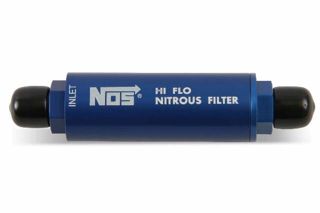 NOS nitrous filter high pressure -6AN stainless steel blue solenoid 15552NOS