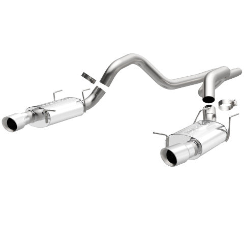 MagnaFlow cat-back exhaust system for 2011-2012 Ford Mustang stainless steel polished 15589