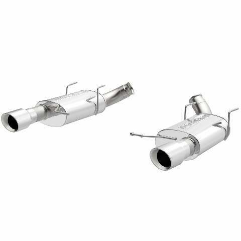 MagnaFlow axle-back exhaust system for 2011-2012 Ford Mustang stainless steel polished 15593