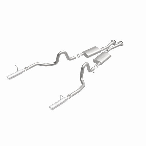MagnaFlow cat-back exhaust system for 1996-1998 Ford Mustang stainless steel polished 15638