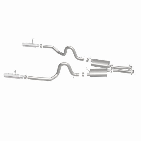 MagnaFlow cat-back exhaust system for 1996-1998 Ford Mustang stainless steel polished 15638
