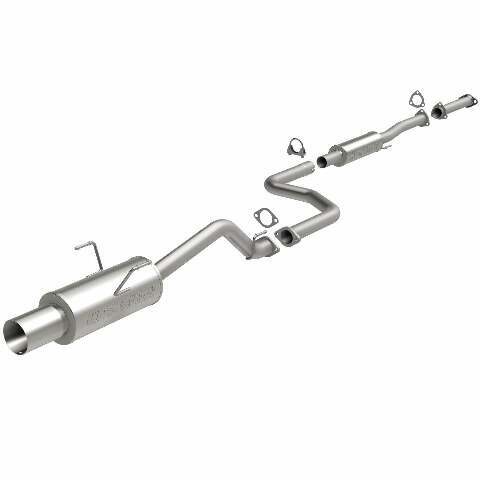 MagnaFlow cat-back exhaust system for 1992-2000 Honda Civic stainless steel polished 15646