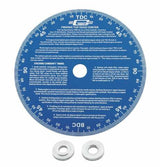 Mr. Gasket 1570 - Universal Cam Degree Wheel - 7 Inch diameter - blue