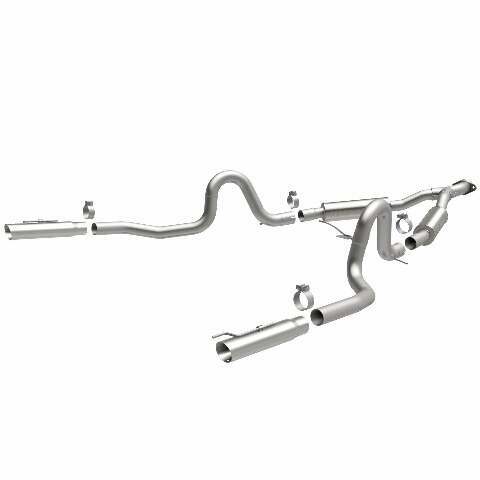 MagnaFlow cat-back exhaust system for 1999-2004 Ford Mustang stainless steel polished 15717