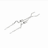 MagnaFlow cat-back exhaust system for 1964-1966 Ford Mustang stainless steel polished