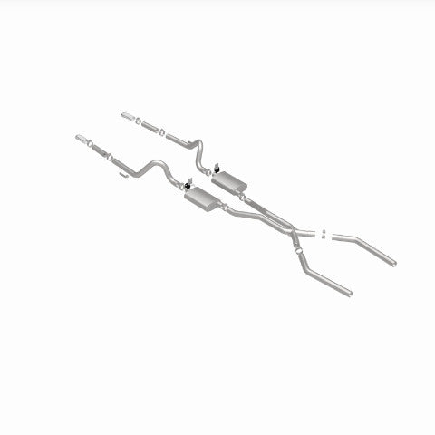 MagnaFlow cat-back exhaust system for 1964-1966 Ford Mustang stainless steel polished