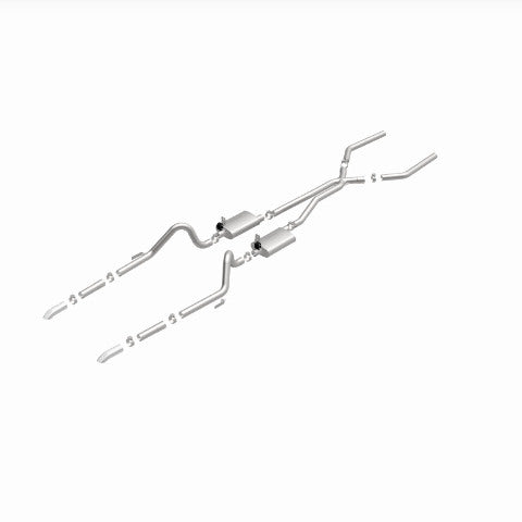 MagnaFlow cat-back exhaust system for 1964-1966 Ford Mustang stainless steel polished
