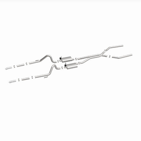 MagnaFlow cat-back exhaust system for 1964-1966 Ford Mustang stainless steel polished