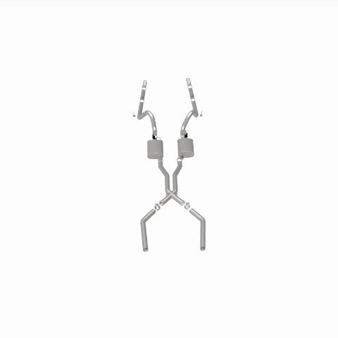 MagnaFlow cat-back exhaust system for 1964-1966 Ford Mustang stainless steel polished
