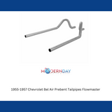 Exhaust part for Tailpipe Kit 55"-57" Chevy Sedan Coupe 2.5"in No Wagons