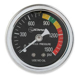 NOS sniper nitrous gauge stainless steel blue black dry 15933NOS