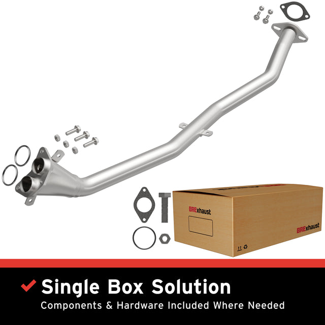 1996-1997 Nissan Pickup Direct-Fit Front Pipe Kit 107-0125 stainless steel