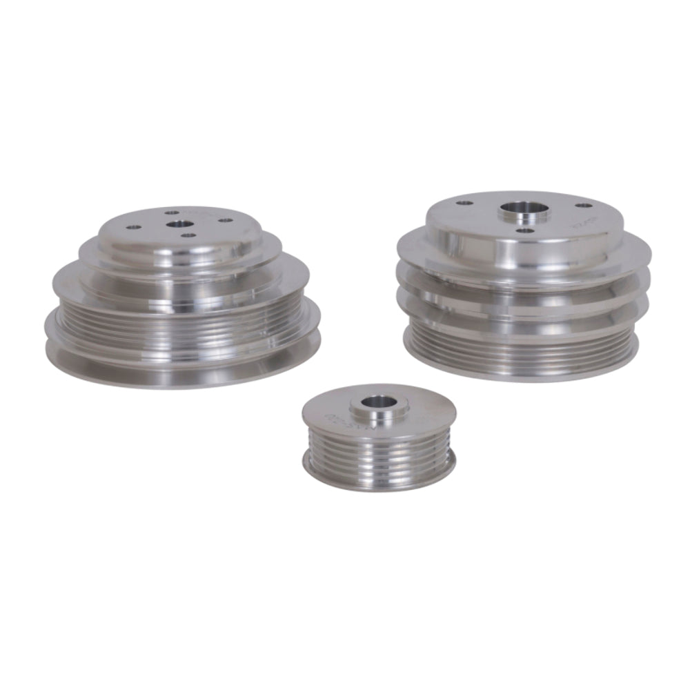 Fits 1985-87 GM 5.0/5.7 F-Body/GM Truck 3 Pc Performance Under Drive Pulley-1598 for 1985-1987