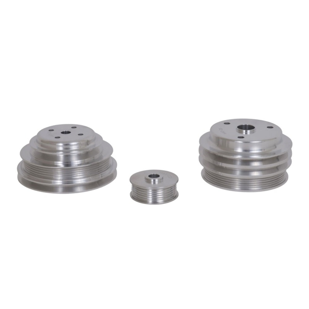 Fits 1985-87 GM 5.0/5.7 F-Body/GM Truck 3 Pc Performance Under Drive Pulley-1598 for 1985-1987