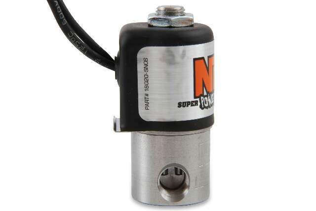 NOS 6AN nitrous bottle purge valve-black - 16032BNOS -6AN 60 foot solenoid 2493