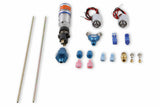 NOS ntimidator illuminated dual LED nitrous purge kit -4AN 4 foot blue solenoid 16037NOS