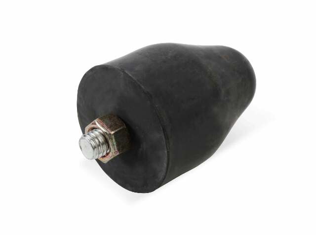 Mr. Gasket traction bar snubbers black rubber 1608