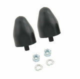 Mr. Gasket traction bar snubbers black rubber 1608