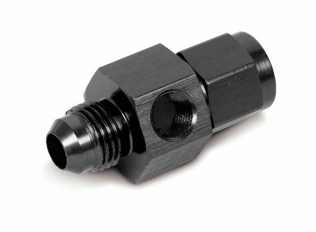 NOS fuel pressure gauge adapter black 16106NOS