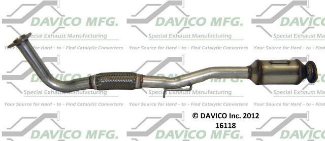 1997-2000 Toyota Camry Catalytic Converter 16118