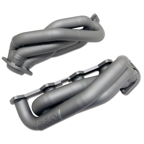 Fits 2005-2010 Mustang GT 1-5/8 Shorty Tuned Length Headers-Titanium-1612 ceramic coated polished