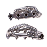 Fits 2005-2010 Mustang GT 1-5/8 Shorty Tuned Length Headers-Silver-16120 ceramic coated polished