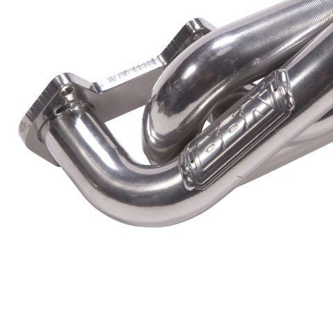 Fits 2005-2010 Mustang GT 1-5/8 Shorty Tuned Length Headers-Silver-16120 ceramic coated polished